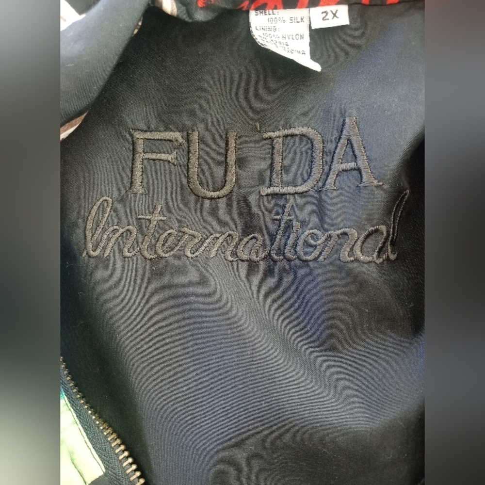 FUDA International Vintage New York City Silk Bomber Jacket | 2X - Picture 12 of 12